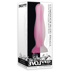 Evolved Plug luminescent Luminous Small 9 x 2.8 cm Clear